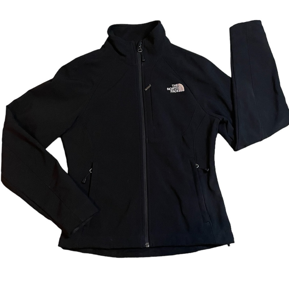 THE NORTH FACE Black Jacket Zip Up Woman’s Sz XS Cinch at Waist Cold Casual